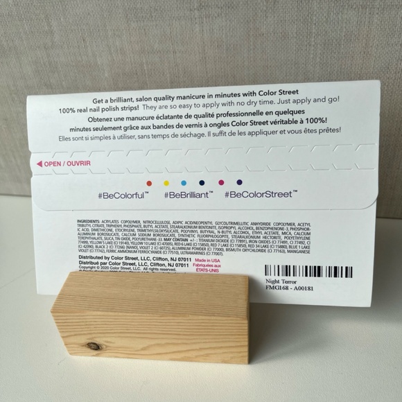 Night Terror 💅✨ Color STREET NEW Sealed - Long Lasting Nail Polish Strips - Picture 5 of 7